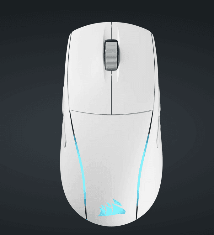 Mouse Gaming Wireless Corsair M75 WIRELESS, 26000 dpi, Alb