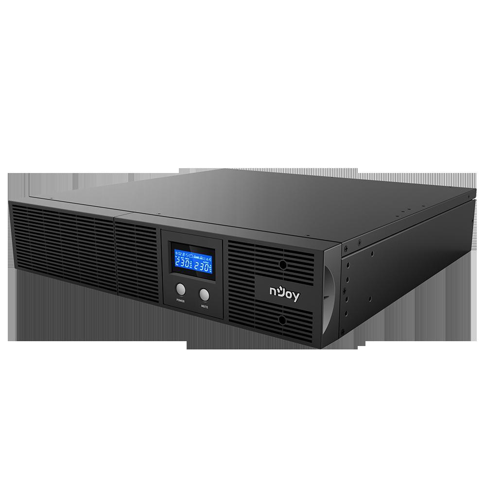 UPS nJoy Argus 2200, 2200VA/1320W, LCD Display, 4 IEC C13 cu Protectie, Management, Reglaj Automat al Tensiunii
