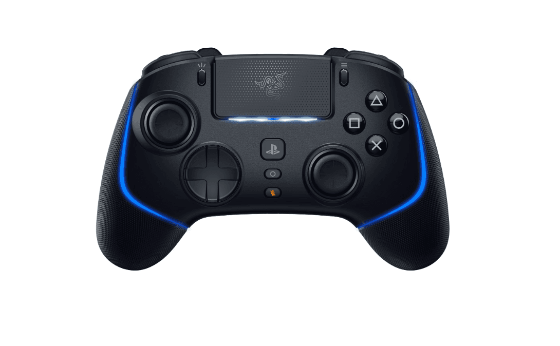 Controller Razer Wolverine V2 Pro pentru PS5 si PC, conectivitate HyperSpeed Wireless si cu fir, lumini razer Chroma
