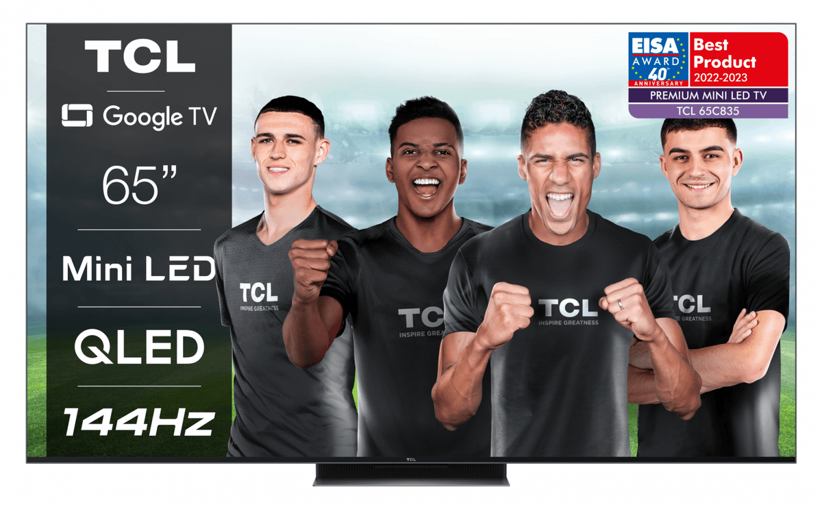 Televizor TCL QLED 65C835, 164 cm (65"), Smart Google TV, 4K, 144 hz