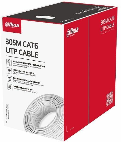 Cablu UTP CAT6,Conductor de cupru de înaltă puritate, fără oxigen