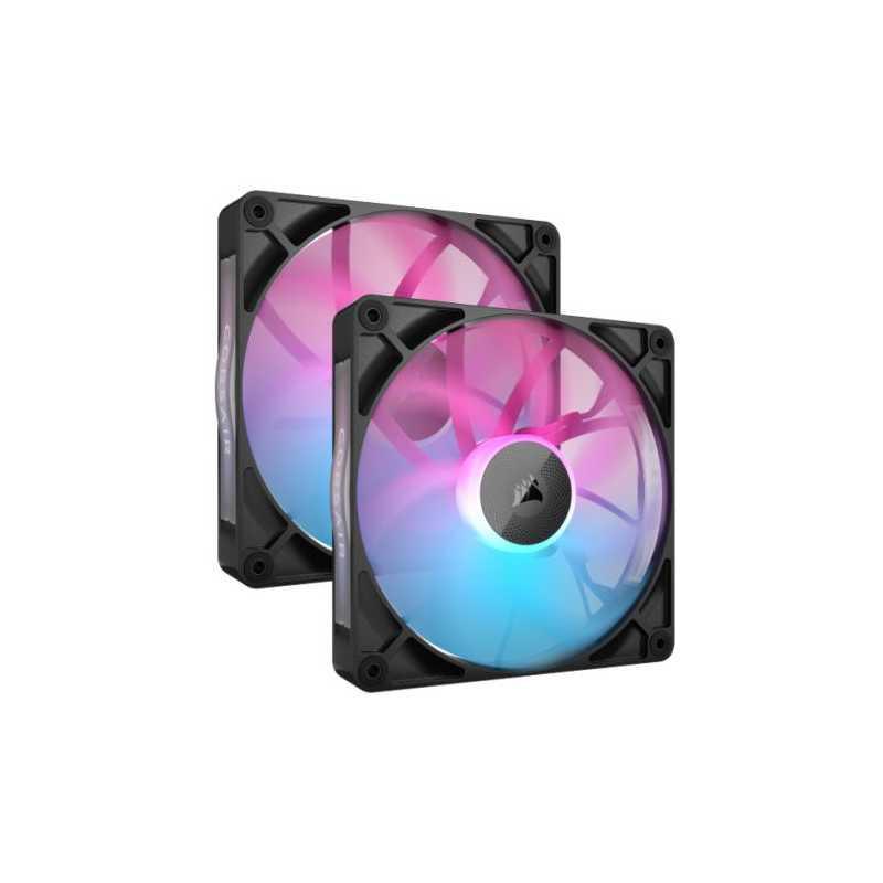 Ventilator Carcasa CORSAIR iCUE LINK RX140, 14 cm, 1700 RPM, 2 ventilatoare, RGB