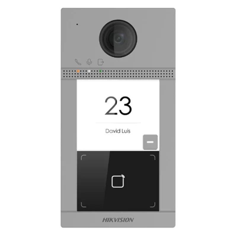 Post de exterior videointerfon IP Hikvision DS-KV8113-WME1(C); WIFI; 1 x buton de apelare( pentru o singura familie