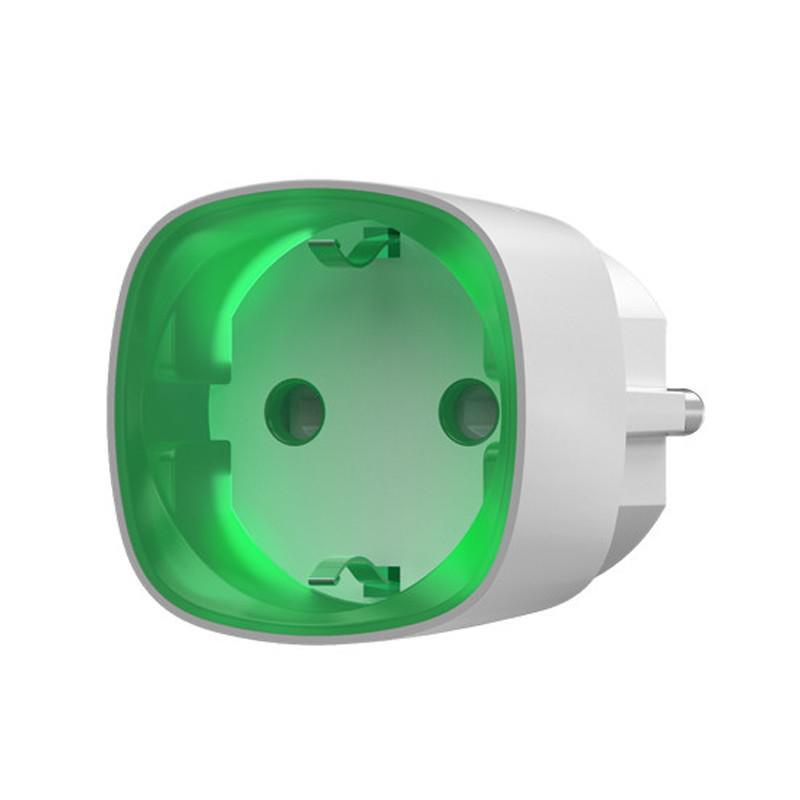 Priza smart wireless Ajax Socket WH, alb-AJAX 2.5 kW, indicator consum LED