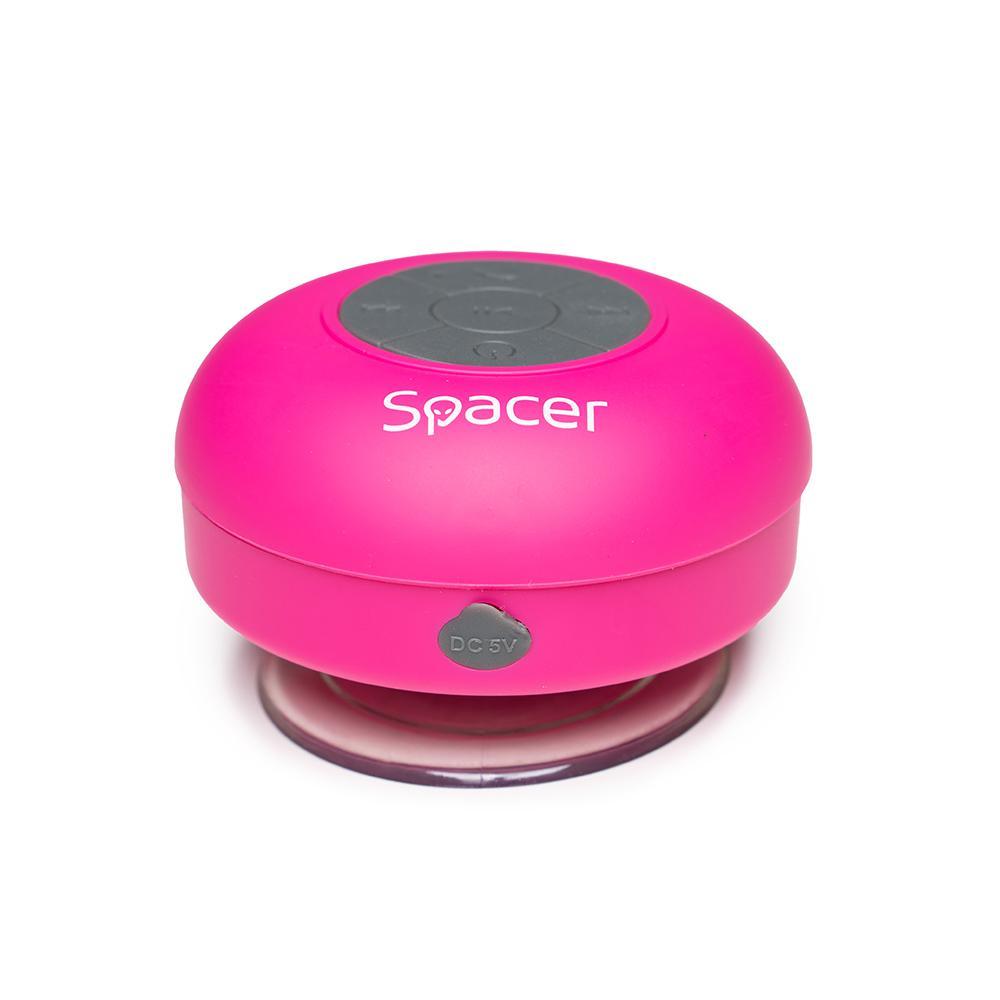 Boxa Spacer DUCKY-PNK portabila, 3W RMS, control volum, acumulator 300mAh, microfon incorporat, incarcare USB