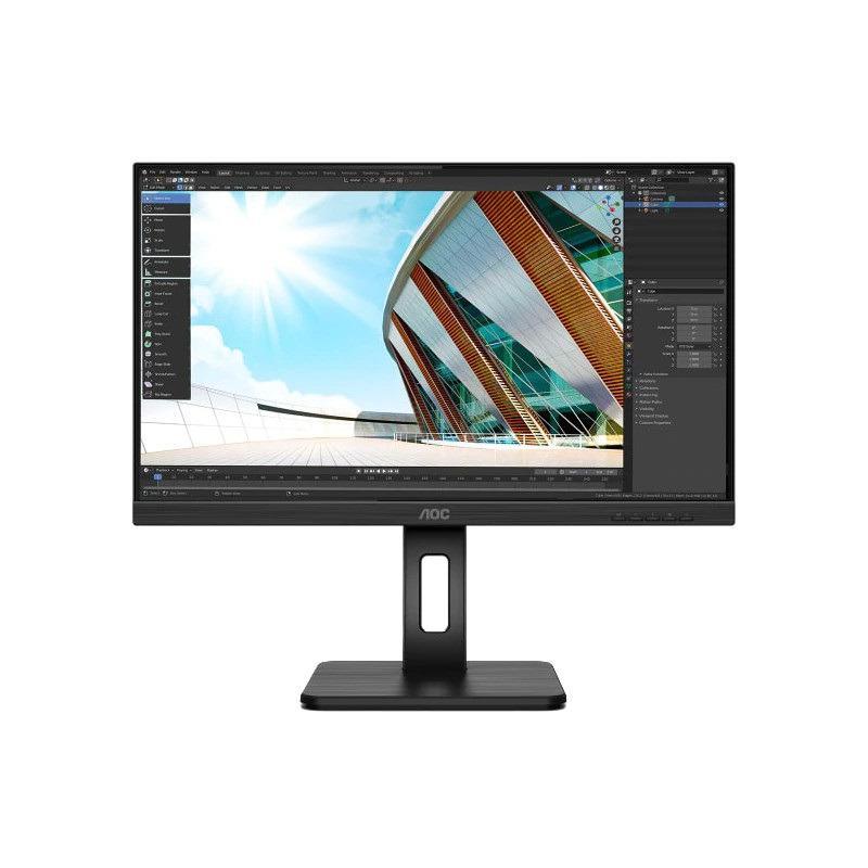 Monitor Consumer AOC P2 27P2Q, 27", 1920 x 1080 pixeli, Black, 3 ani Garantie