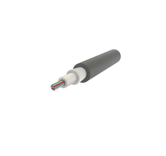 Cablu fibra optica 8 fibre,MM OM3, 1200N, LSZH, intarziere la flacara, in gel, protectie UV, apa,rozatoare