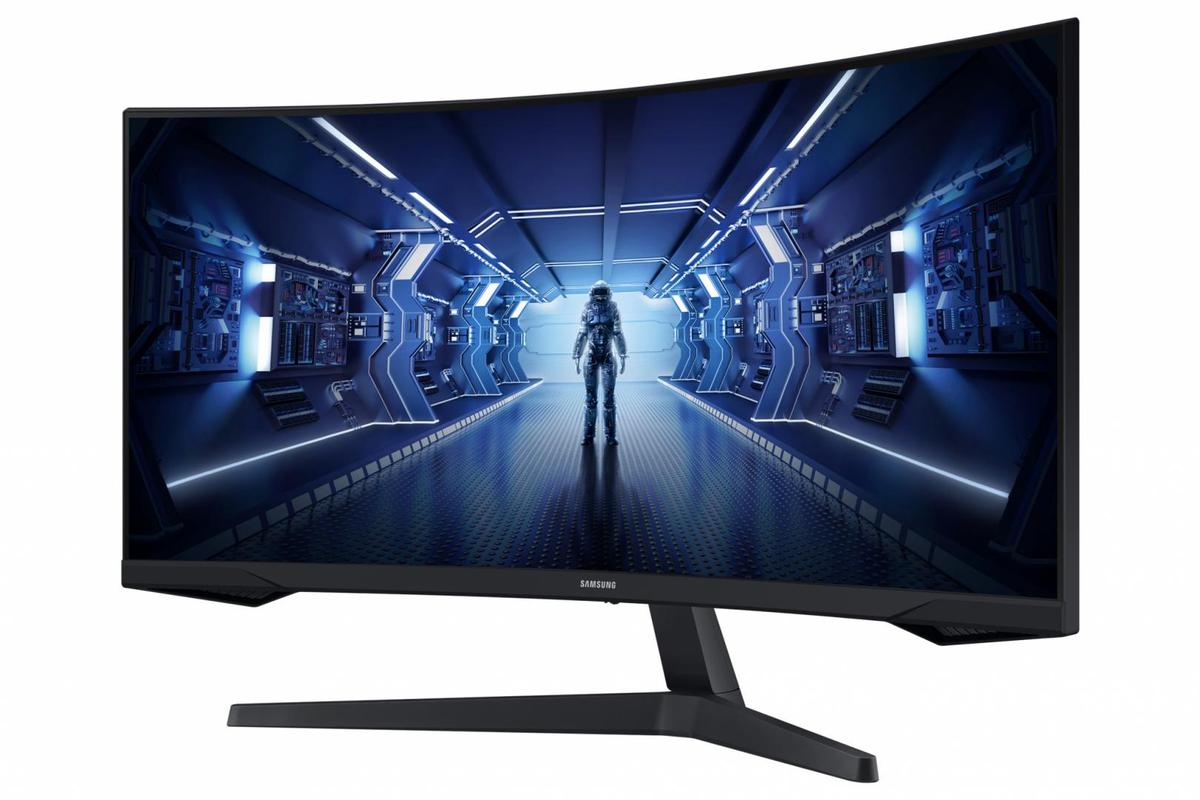 Monitor Samsung 34" LC34G55TWWPXEN, Curvature: 1000R, Diagonal (inch): 34, Diagonal (cm): 86, Aspect ratio: 21:9