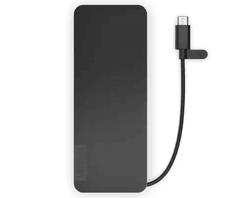 Docking station Lenovo USB-C Slim Travel Dock, USB Type-C, 65W, Negru, 3 ani Garantie