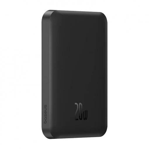 Baterie externa Baseus Magnetic Mini Wireless, 5000mAh, max 20W pe cablu, 1 x USB Type-C output/input
