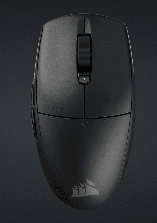 Mouse Gaming Wireless CORSAIR M55, 24000 dpi, Negru