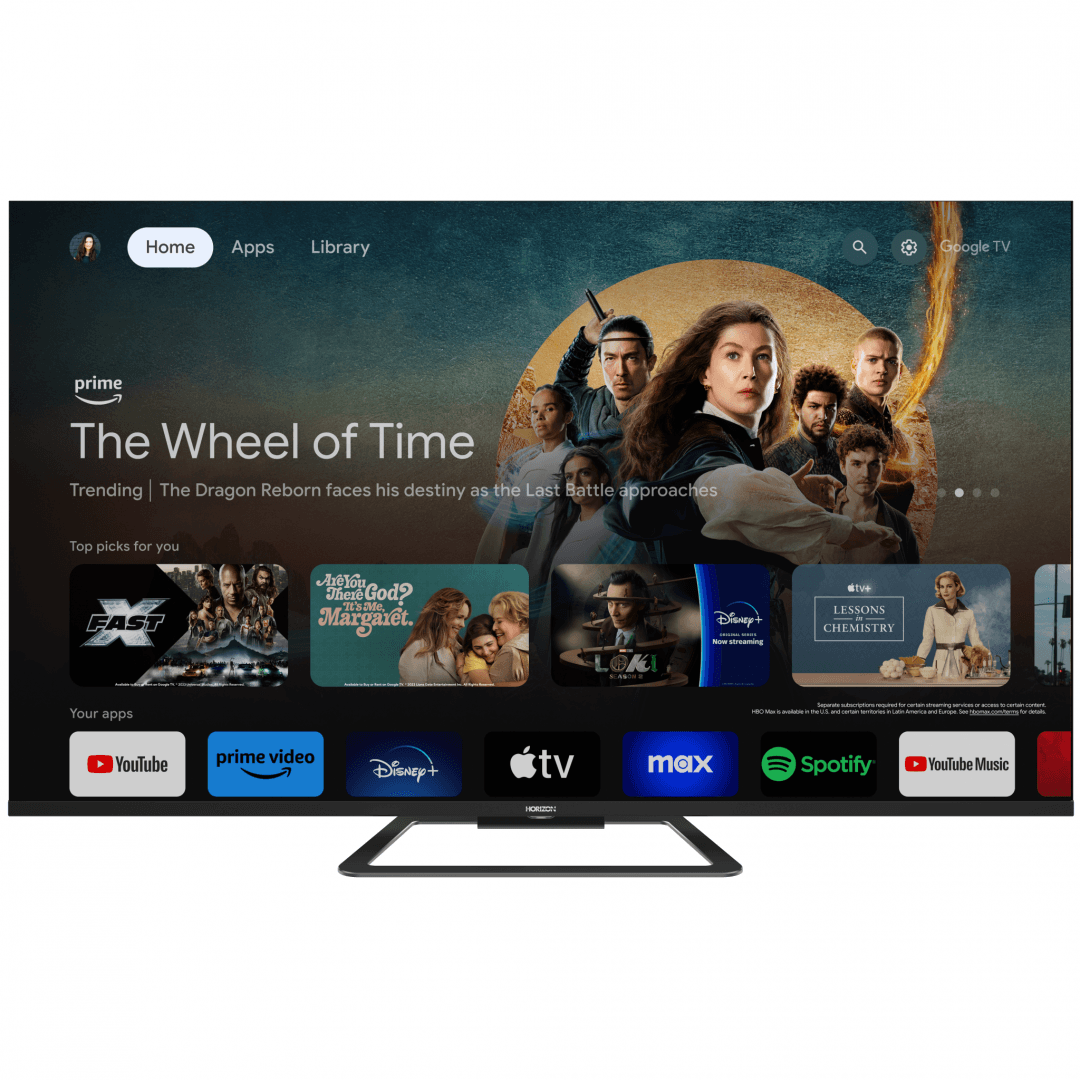 QLED TV HORIZON 4K-GTV 50HQ8590U/D, 50" QLED, 4K Ultra HD (2160p), Dolby Vision HDR / HDR10 / HLG