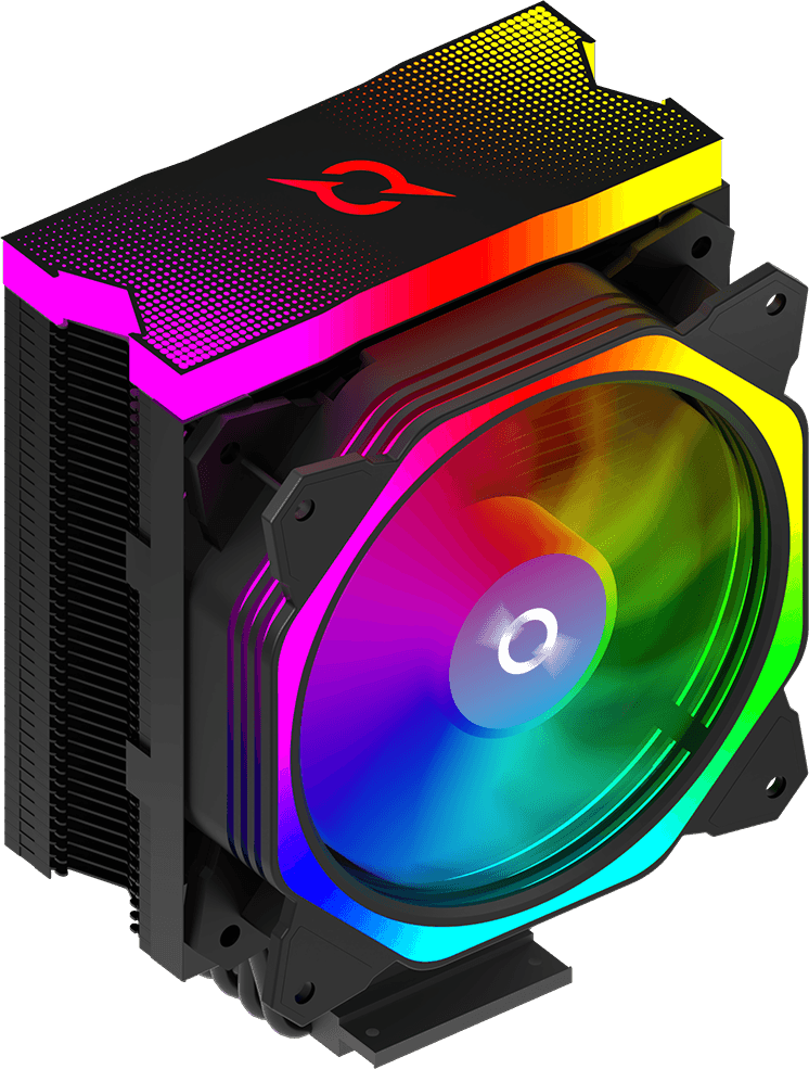 Cooler Procesor AQIRYS URANUS ARGB, Aer, 12 cm, aRGB
