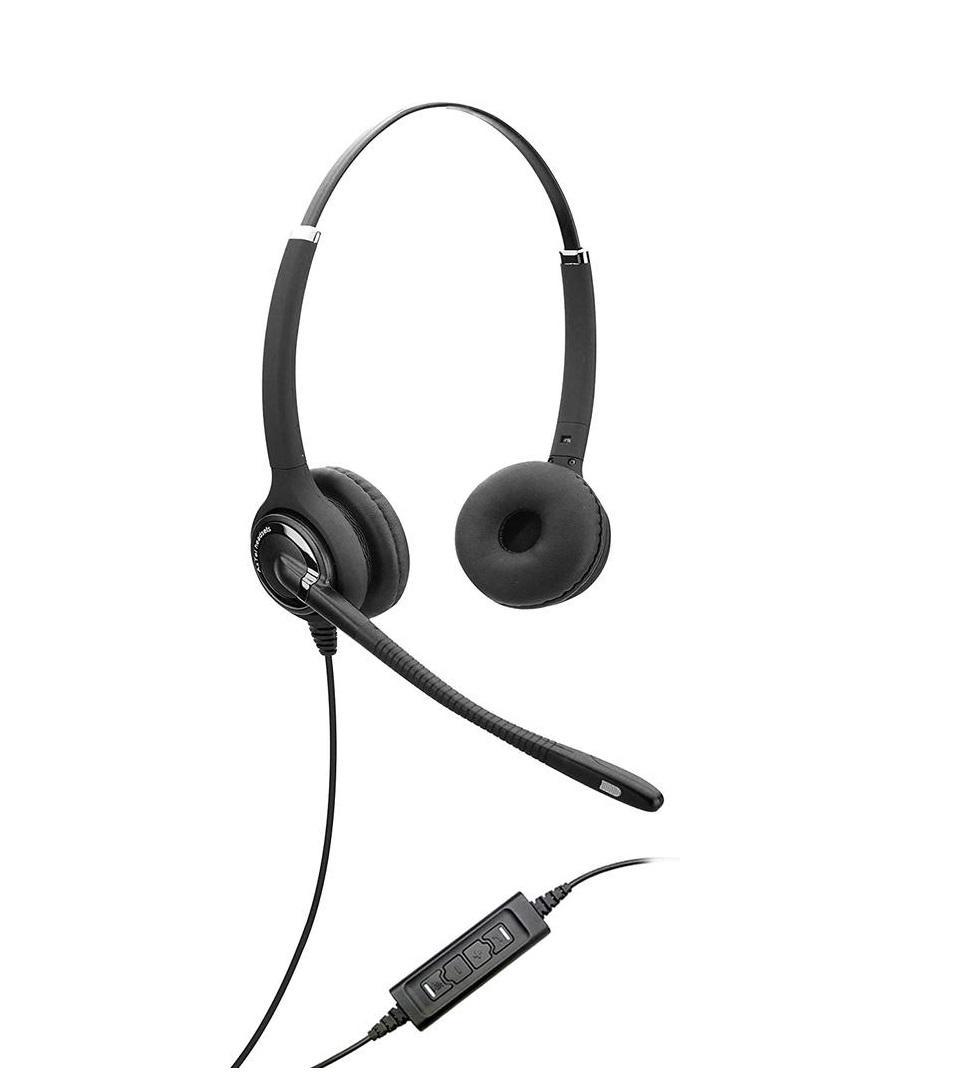 Casti Head-band Axtel Elite UC, Wired, noise-canceling, Negru