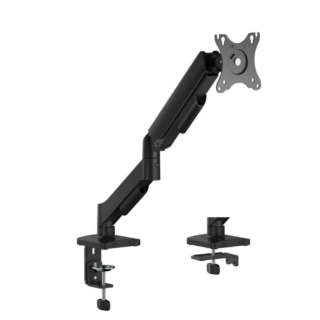 Braț pentru monitor cu contragreutate Material: Oțel, Plastic Tehnologie: Arc Suprafață finisaj : Vopsit electrostatic