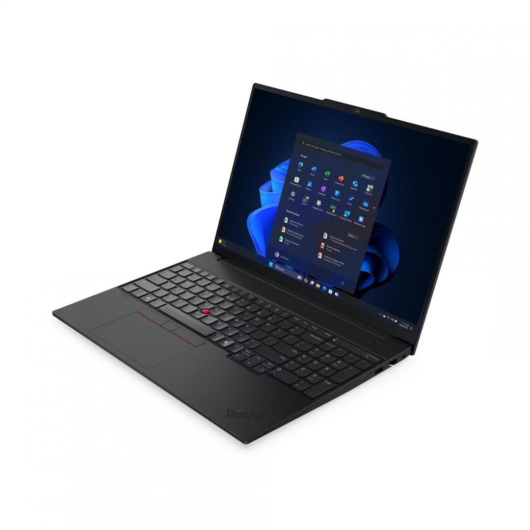 Laptop Business Lenovo ThinkPad E16 Gen 3, cu procesor Intel Core Ultra 5 225U, 16'' IPS, 16 GB DDR5, 512 GB