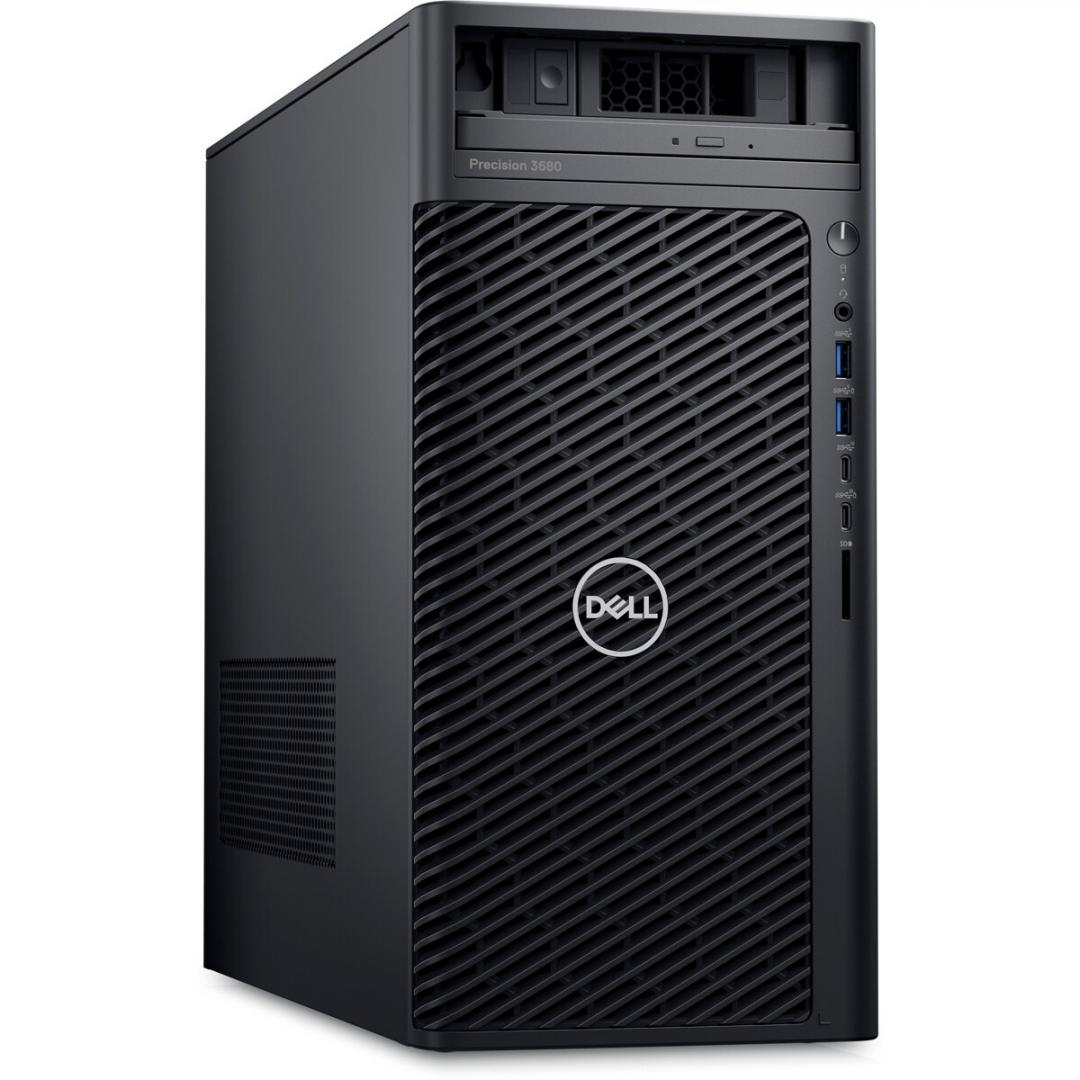 Desktop Workstation Dell Precision 3680 Tower cu procesor Intel Core i9-14900K pana la 6 GHz, 128 GB DDR5, 2TB SSD