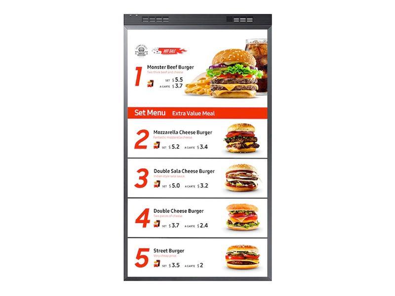 Monitor signage SAMSUNG OM55N HighBrightness, 55", 3000+1000nit, 24/7, FHD, E-LED, 6ms, contrast static 6000:1