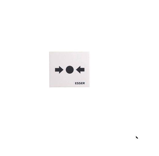 HW Geam rezerva pt. buton mic EN54 Esser 704960, 10 buc/set