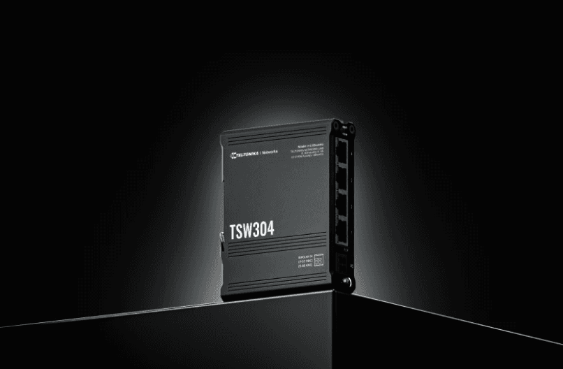 TELTONIKA 4PORT UNMANAGED DIN RAIL SWITCH TSW304, Interfata: 4 x ETH ports, 10/100/1000 Mbps