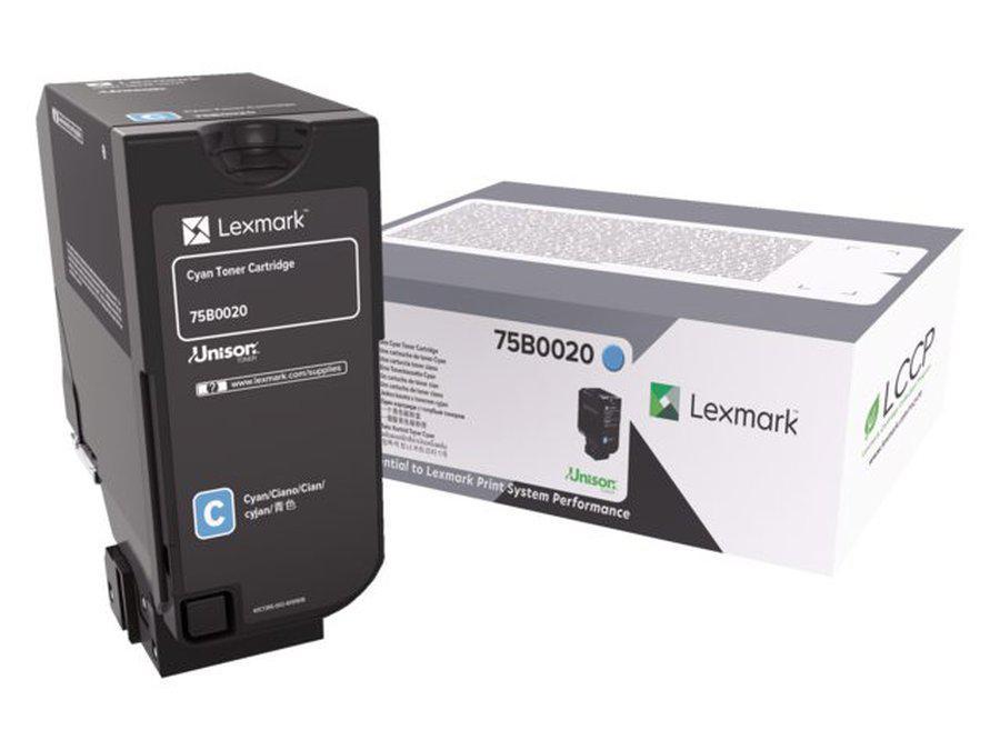 Toner Lexmark 75B0020, Cyan