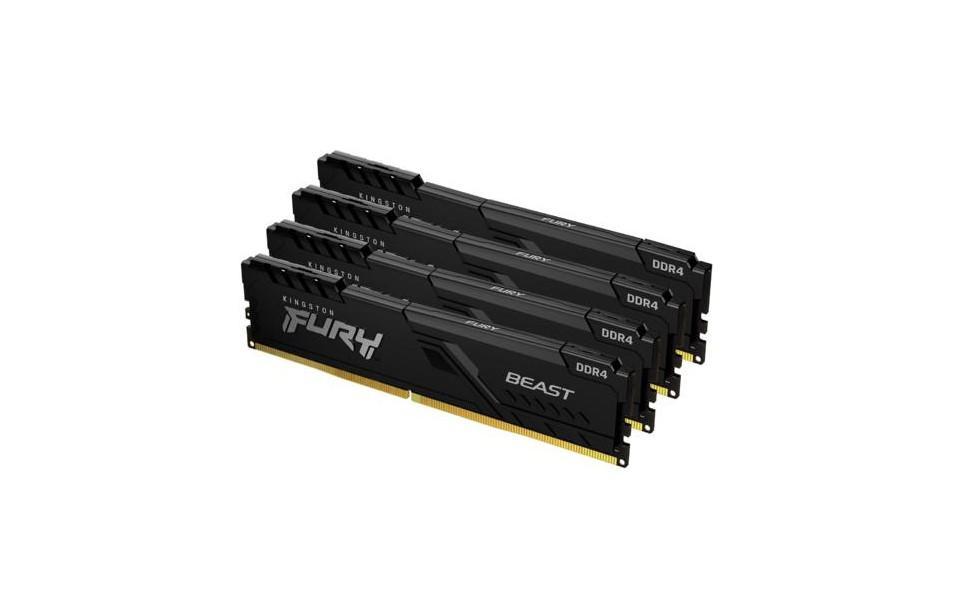 Memorie RAM Kingston FURY Beast, 128 GB DDR4, 3200 MHz, CL16