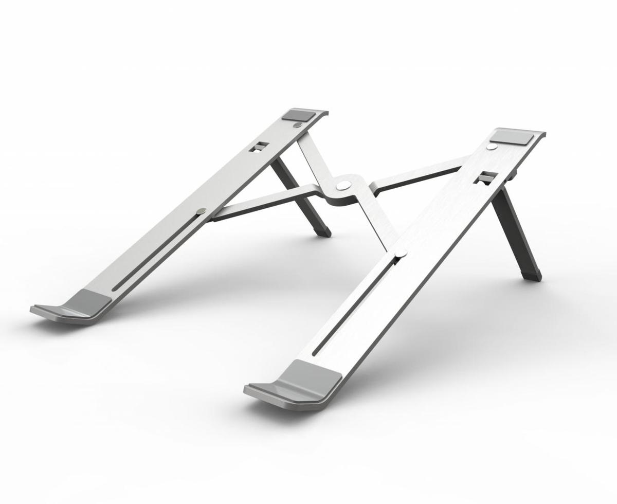 Suport laptop Serioux, SRXNCPU2, material aluminiu, dimensiune deschisă: 190x250x4mm,dimensiune pliată: 60 x 250 x 4mm
