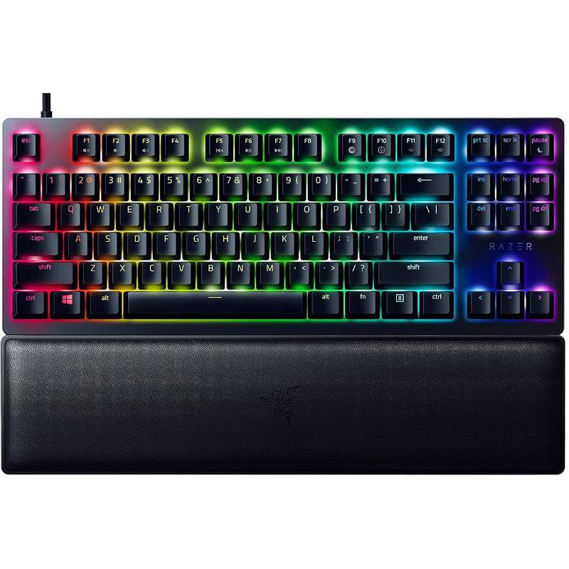 Tastatura Mecanica Gaming Razer Huntsman V2 Tenkeyless, RGB, USB, Negru