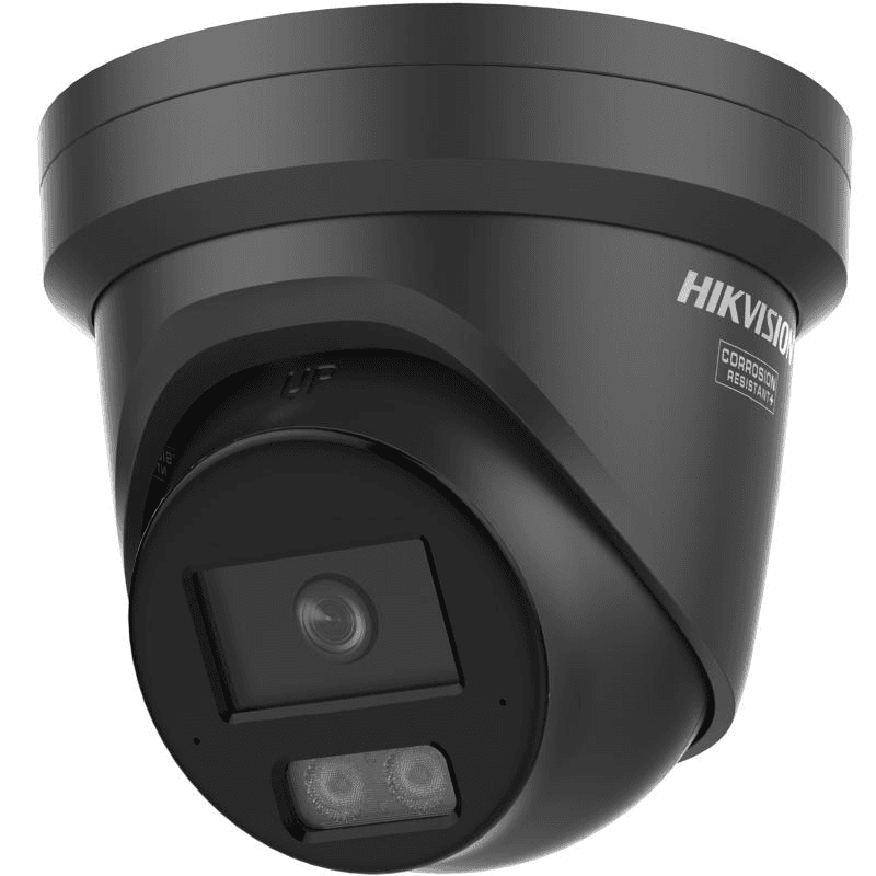Camera de supraveghere IP Turret 4MP Hikvision DS-2CD2347G3- LI2UY(2.8MM)/BK, lentila fixa 2.8mm
