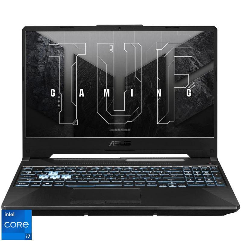 Laptop Gaming ASUS TUF Gaming F15 FX506HCB, cu procesor Intel Core i7 11800H, 15.6'' IPS, 16 GB DDR4, 1 TB