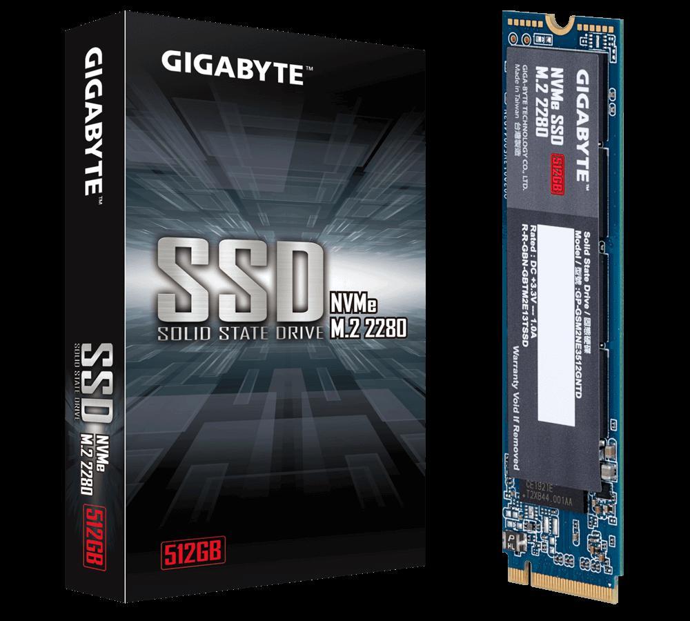 SSD intern GIGABYTE GP-GSM2NE3512GNTD, 512 GB, PCI Express 3.0 x4, NVMe, M.2