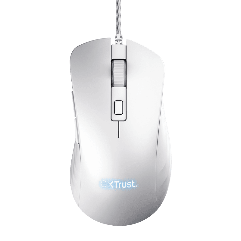 Mouse Gaming Trust GXT924W YBAR+, 25600 DPI, alb