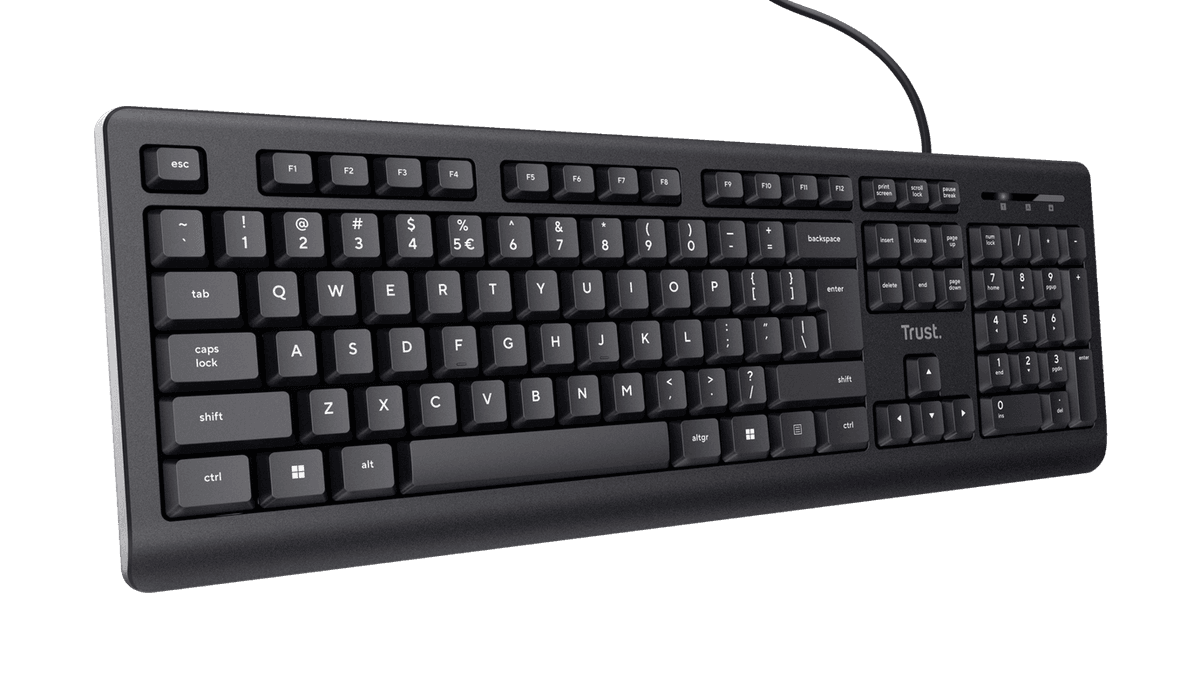Tastatura Trust 24639, USB, Negru