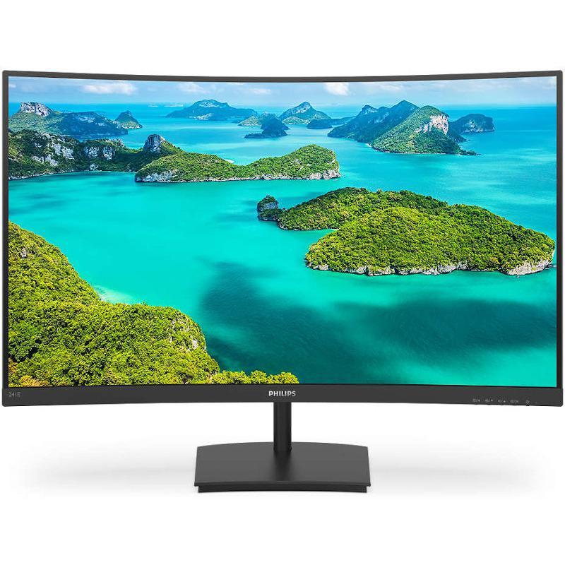Monitor Consumer Philips 241E1SC/00, 23.6", 1920 x 1080 pixeli, Black, 3 ani Garantie