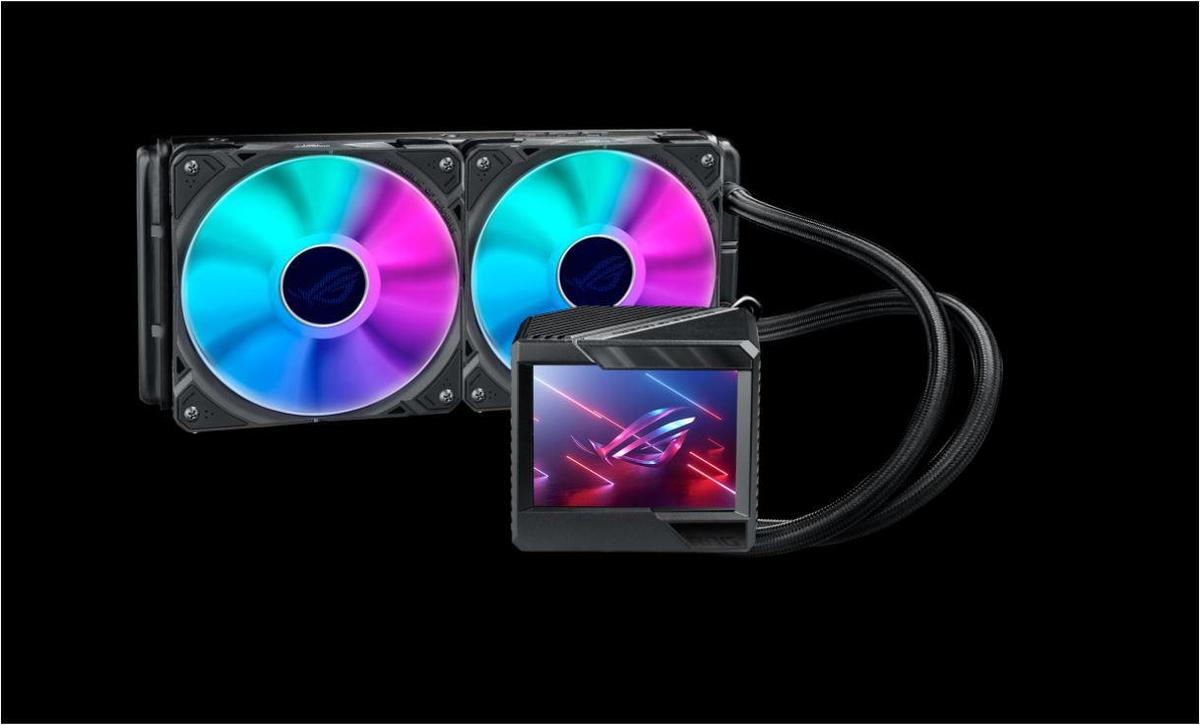 Cooler Procesor ASUS ROG Ryujin II 240 ARGB, Lichid, 12 cm, 2 ventilatoare, aRGB