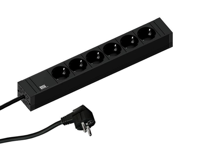 Bachmann Connect Line 6xCEE7/3 cordon 3,0m 3G2,5mm² CEE7/7
