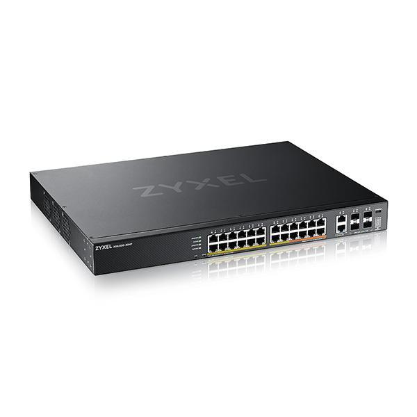ZYXEL XGS2220-30HP, L3 Access Switch, 400W PoE, 16xPoE+/10xPoE++, 24x1G RJ45 2x10mG RJ45, 4x10G SFP+ Uplink