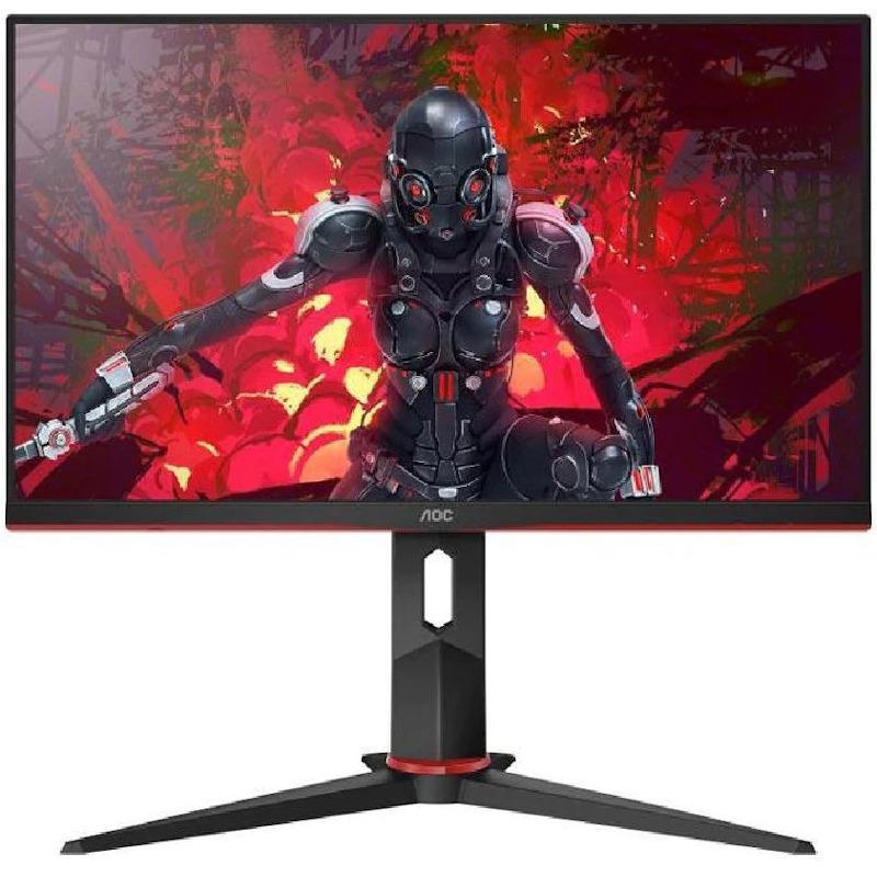 Monitor Gaming AOC Q27G2U/BK, 27", 2560 x 1440 pixeli, Black, Red, 3 ani Garantie
