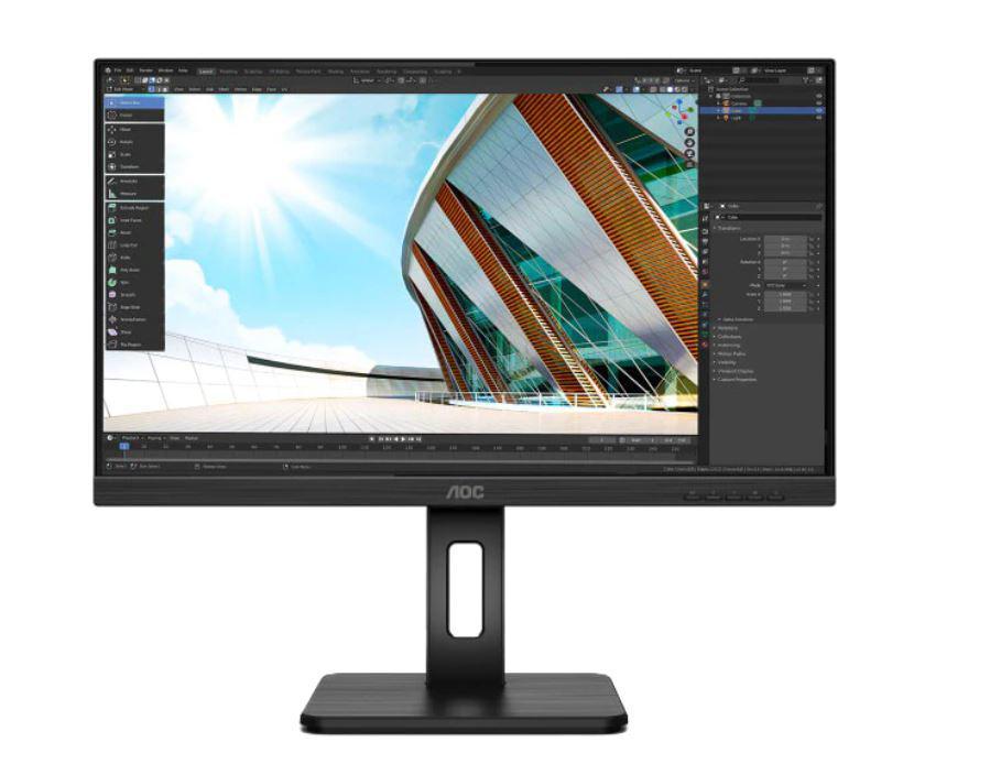 Monitor Consumer AOC P2 Q27P2Q, 27", 2560 x 1440 pixeli, Black, 3 ani Garantie