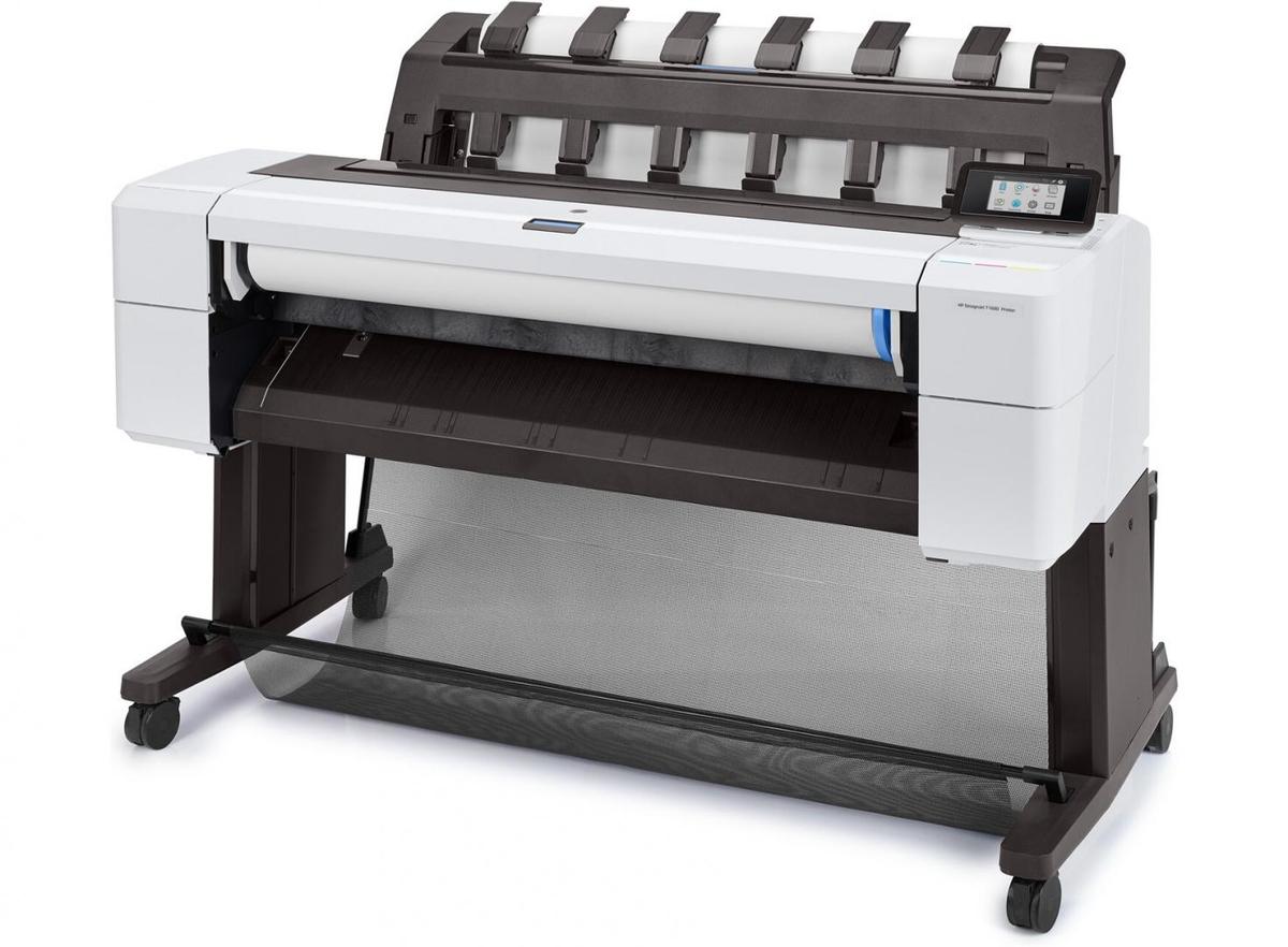Plotter HP Designjet T1600 Printer 36", format A0, 5 culori, rezolutie max 2400x1200dpi, memorie 128GB, HDD 5000GB