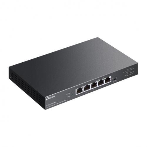 "5-Port 2.5G Desktop Switch with 4-Port PoE++ PORT: 4× 2.5G PoE++ Ports, 1x 2.5G Non-PoE Port SPEC: 802.3af/at/bt type3