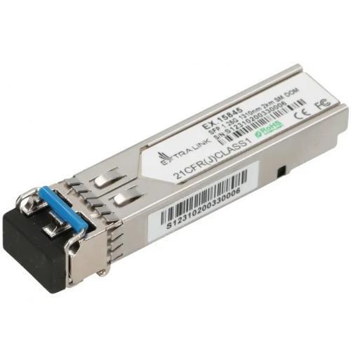 EXTRALINK SFP 1.25G 1310nm 2km SM DOM SFP Module, Rata de transfer: 1.25 Gbps, Lungime de unda: 1310 nm