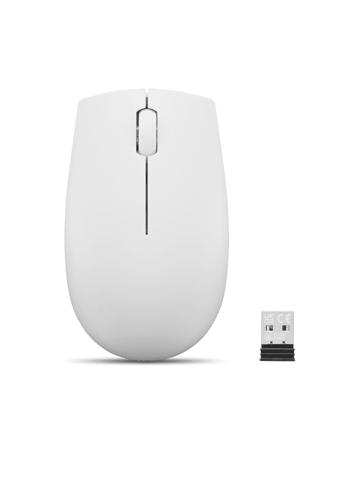 Mouse Wireless Lenovo 300, 1000 dpi, Gri