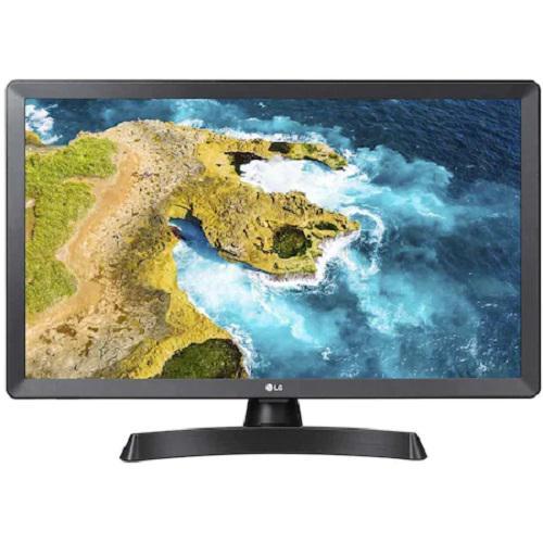 Monitor Mini-TV Consumer LG 24TQ510S-PZ, 23.6", 1366 x 768 pixeli, Black, Grey, 3 ani Garantie