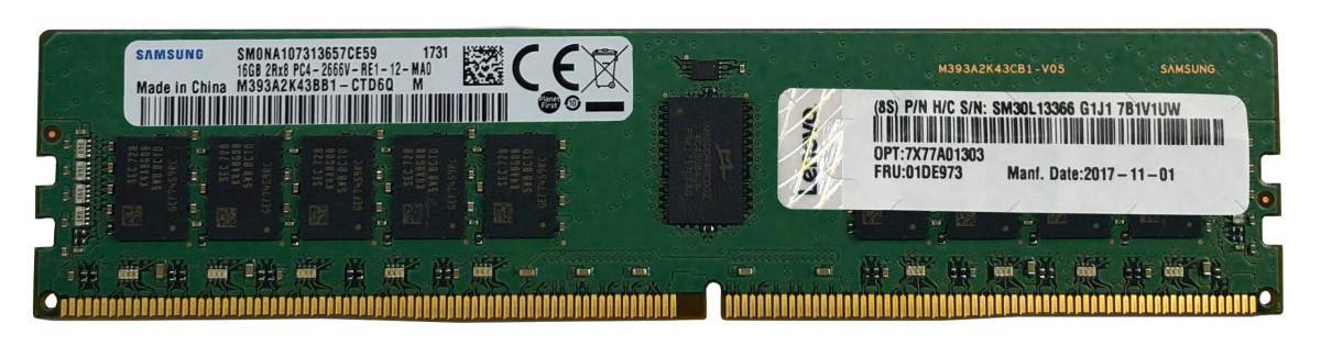 Memorie RAM Server Lenovo ThinkSystem, 16 GB DDR4, 3200Mhz, CL22