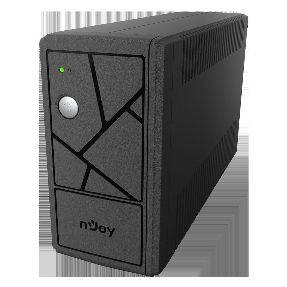UPS NJOY Keen 800, 800VA/480W, Line-interactive, 2 Prize Schuko cu Protectie, Repornire Automata