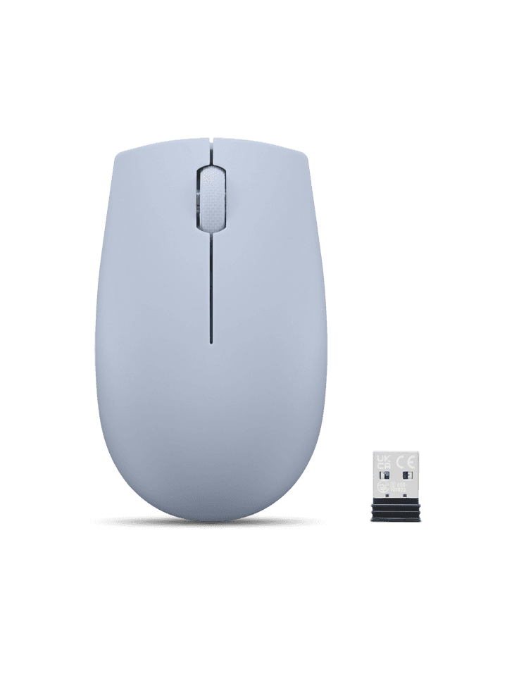 Mouse Wireless LENOVO 300, 1000 dpi, Albastru