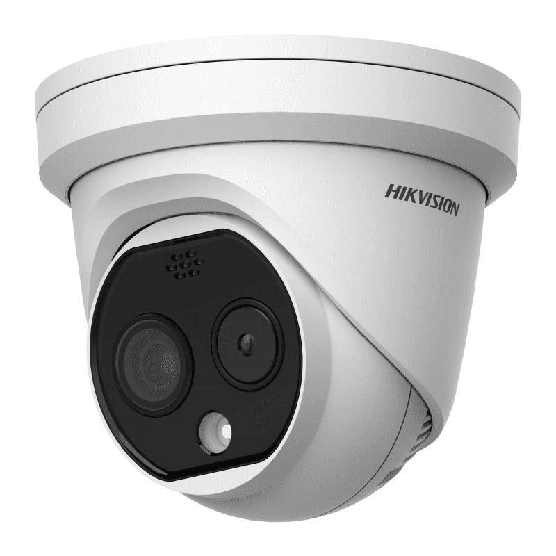 Camera supraveghere Thermal si Optical IP Turret DS-2TD1217-2/QA; termal: 160 × 120, output image: 25 fps (1280 × 720