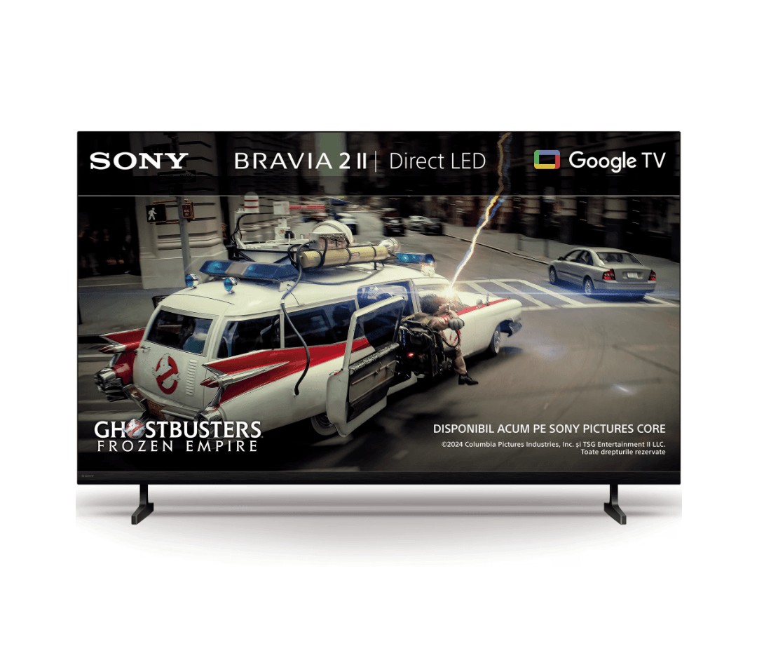 Televizor Sony BRAVIA 2 II LED 55S25M2, 139 cm, Smart Google TV, 4K Ultra HD, Clasa E (Model 2026)