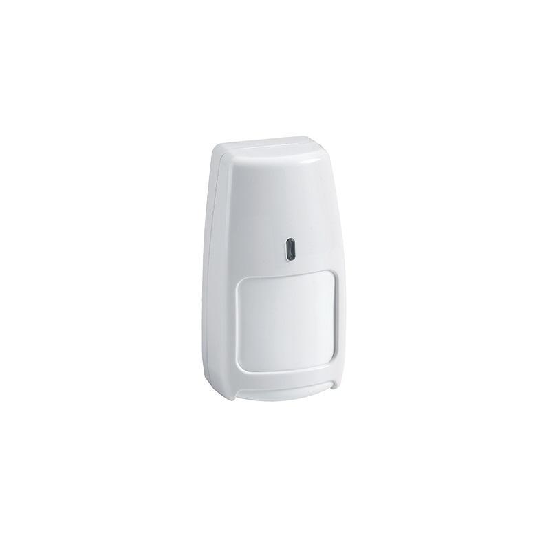 Detector PIR wireless, Grade 2, Class II, detectie 11 x 12 m (montat la inaltime de 2.3m), frecventa 868MHz